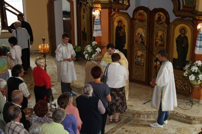 Приміційна Божественна Свята Літургія нововисвяченого отця Богдана Крика у Гіжицьку 2012 (3)